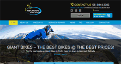 Desktop Screenshot of georgesbikeshop.com.au